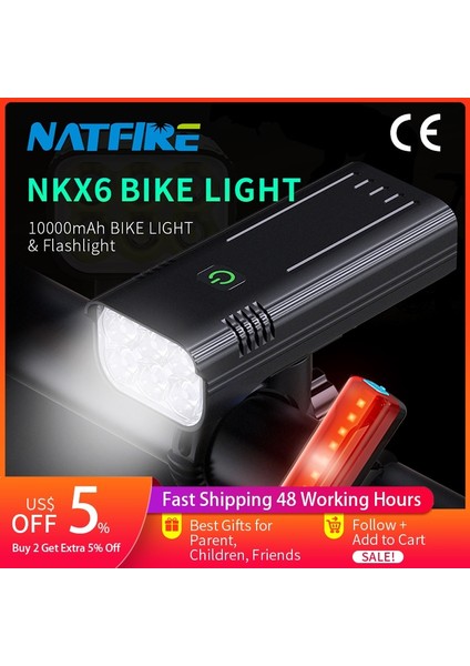 NP12-1200MAH Stili Mah Bisiklet Işığı USB Şarj Edilebilir Ön Far Pil Bisiklet Yolu Için LED El Feneri Mtb Lambaları Bisiklet Işığı (Yurt Dışından) fırsatları