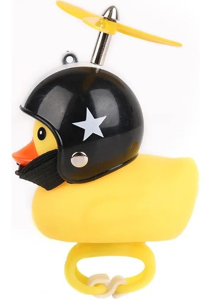 H Tarzı Bisiklet Işık Karikatür Küçük Sarı Ördek Kask Kafa Işık G Ördek Bisiklet Uyarı Çanları Gidon Bisiklet Aksesuarları (Yurt Dışından)