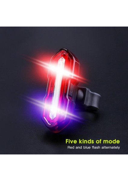 No.2 Tarzı USB Şarj Edilebilir Bisiklet Kuyruk Lambası Bisiklet Güvenlik Uyarısı Arka Işık LED Bisiklet Işık Bisiklet Flaş Lambası Mtb Yol Bisikleti Arka Lambası (Yurt Dışından)