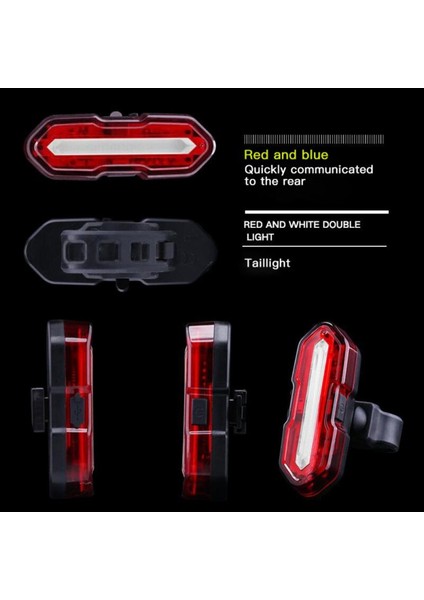 No.2 Tarzı USB Şarj Edilebilir Bisiklet Kuyruk Lambası Bisiklet Güvenlik Uyarısı Arka Işık LED Bisiklet Işık Bisiklet Flaş Lambası Mtb Yol Bisikleti Arka Lambası (Yurt Dışından) modelleri
