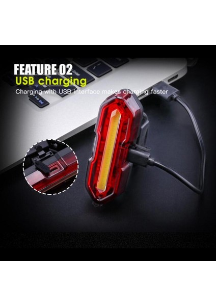 No.2 Tarzı USB Şarj Edilebilir Bisiklet Kuyruk Lambası Bisiklet Güvenlik Uyarısı Arka Işık LED Bisiklet Işık Bisiklet Flaş Lambası Mtb Yol Bisikleti Arka Lambası (Yurt Dışından) fırsatları