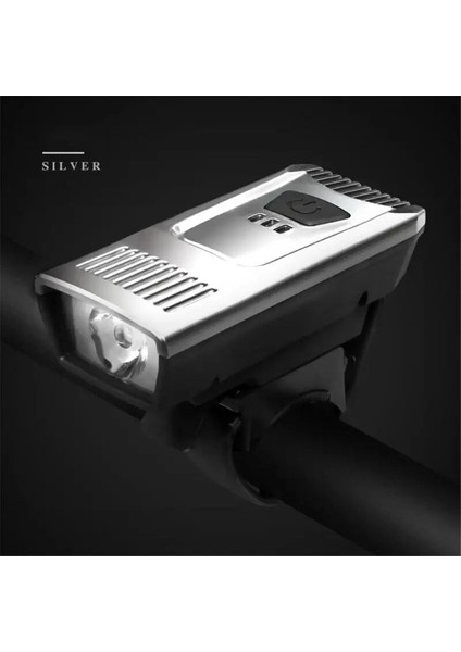 Şerit Tarzı Yeni Bisiklet Işığı Dört Modlu USB Şarj Açık Hava Sürme Dağcılık Elektrikli Su Geçirmez Pil Ekran Aydınlatma Bisiklet (Yurt Dışından)