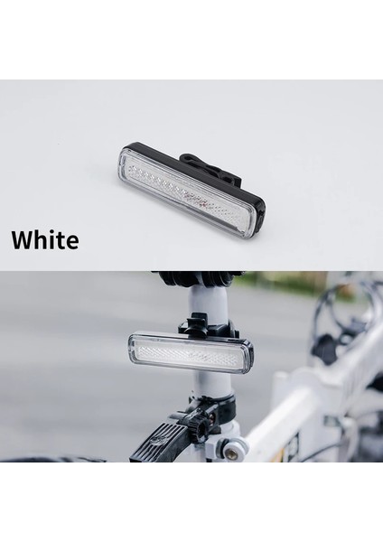 Beyaz Stil LED Bisiklet Işıkları USB Şarj Edilebilir Arka Işık Bisiklet Bisiklet Lambası Yol Mtb Bisiklet Arka Lambası Spor Koşu Latern (Yurt Dışından)
