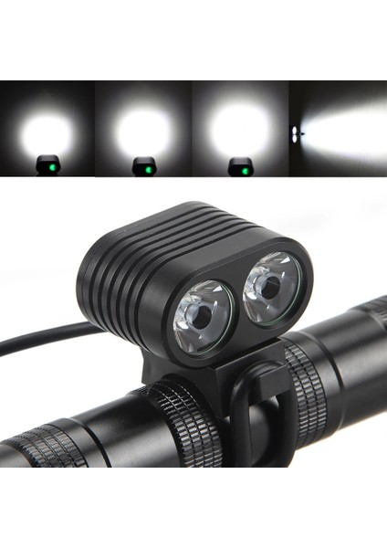 Bisiklet Işığı Sadece Stil Wasafire 5000LM 2 Xm-L2 LED Bisiklet Işık Mini Bisiklet Ön Işık Bisiklet El Feneri Şarj Edilebilir Pil Paketi ile (Yurt Dışından)