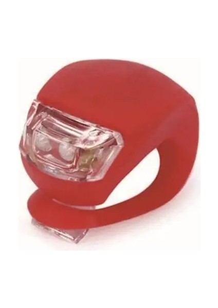Kırmızı-Kırmızı Işık Stili AG10 CR2032 Akü Bisiklet Ön LED Işık Uyarı Işığı Silikon Işık Kafa Ön Arka Su Geçirmez Işık Bisiklet Aksesuarları (Yurt Dışından)