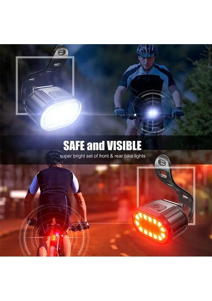 Arka Lamba Stili Q3 USB Mtb Yol Bisikleti Far Şarj Edilebilir Bisiklet Arka Lambası Bisiklet Aksesuarları Yüksek Li LED Bisiklet Ön Işık Kafa Lambası (Yurt Dışından)