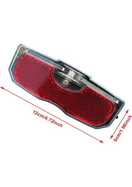 Bisiklet Arka Lambası Stili Bisiklet Bisiklet Bisiklet Arka Reflektör Kuyruk Lambası Bagaj Rafı Yok Pil Alüminyum Alaşımlı Yansıtıcı Arka Lambası Abs Bisiklet Işığı (Yurt Dışından)