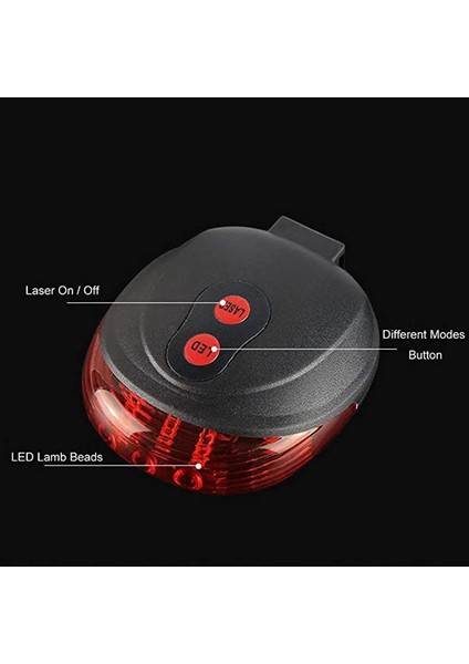 No.8 Stili Yüksek Li LED Bisiklet Lazer Işıkları Yanıp Sönen Lamba Kuyruk Işık Arka Bisiklet Bisiklet Bisiklet Güvenlik Uyarısı LED Işık 7 Modu (Yurt Dışından) indirimleri