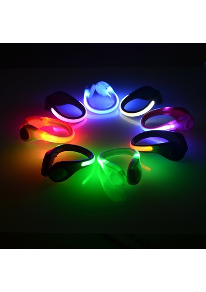 Yeşil Stil LED Uyarı Işığı Klipsi Yanıp Sönen Ayakkabı Klipsi Gece Koşu Sürme Bisiklet Koşu Güvenlik Işığı Lambası Spor Işık Bisiklet Aksesuarları (Yurt Dışından) fiyatları