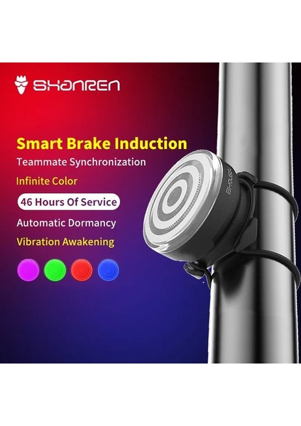 Eyer Tutucu Stili Shanren Raz Pro Bisiklet Işık Akıllı Fren Kuyruk Işık USB LED Şarj Edilebilir Mtb Bisiklet Arka Işık Kask Için Bisiklet Aksesuarları (Yurt Dışından) modelleri