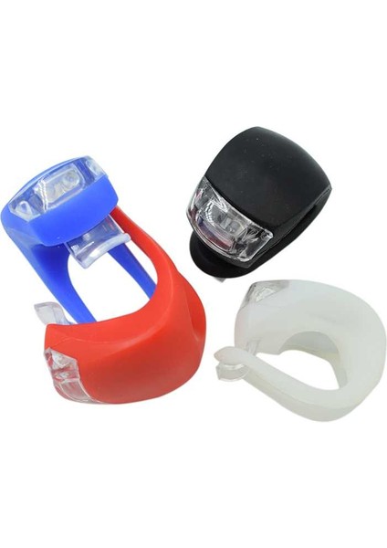 Kırmızı Stil Bisiklet Ön Işık Silikon LED Kafa Ön Arka Tekerlek Bisiklet Işık 2 * AG10 Piller ile Su Geçirmez Bisiklet Bisiklet Aksesuarları (Yurt Dışından) indirimleri