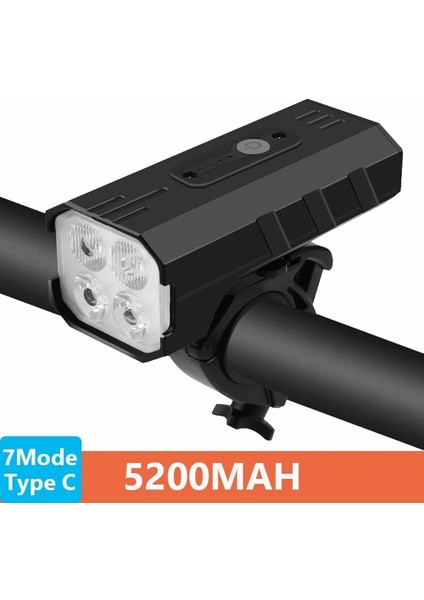 Paket G Stili Mah Mtb Bisiklet Işığı Ön USB Şarj Edilebilir LED Bisiklet Işığı Lm Su Geçirmez Bisiklet El Feneri Bisiklet Farı (Yurt Dışından)