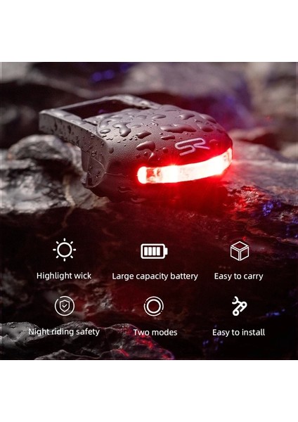 1 Adet CR2032 Tarzı Selle Royal Bisiklet Işık Eyer Fener Mtb Yol Işığı Bisiklet Sr Uyarı Eyer Arka Lambası Bisiklete Binme LED Güvenlik Yanıp Sönen Lamba (Yurt Dışından) fiyatları