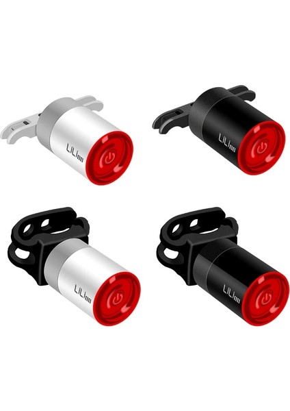 Koltuk Direği Beyaz Tarzı Bisiklet Arka Lambaları IP65 Su Geçirmez Dokunmatik Algılama Pil Hatırlatma Fren Sensörü Kuyruk Lambası Taşınabilir Işık USB Tarzı Şarj Edilebilir (Yurt Dışından) modelleri