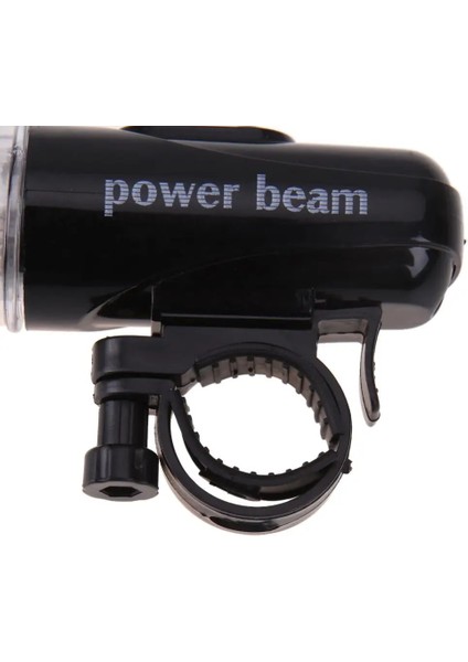 2 Mod Su Geçirmez 5 LED Bisiklet Işığı Ön Lamba Torch 5 LED El Feneri Siyah Bisiklet El Feneri Bisiklet Çerçevesi Kafa Işıkları (Yurt Dışından)
