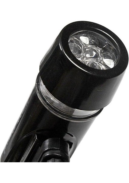 2 Mod Su Geçirmez 5 LED Bisiklet Işığı Ön Lamba Torch 5 LED El Feneri Siyah Bisiklet El Feneri Bisiklet Çerçevesi Kafa Işıkları (Yurt Dışından)