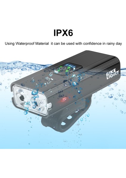 Bisiklet Işık Seti B Stili T6 LED Bisiklet Işık Ön 1500 Lümen USB Şarj Edilebilir Fener Mtb Yol Dağ Bisikleti Lambası Bisiklet El Feneri Bisiklet Aksesuarları (Yurt Dışından)