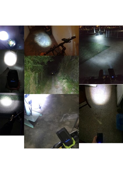 Açık Yeşil Tarzı Ah Indüksiyon Bisiklet Ön Işık Seti Hor Lümenli USB Şarj Edilebilir Akıllı Far LED Bisiklet Lambası Döngüsü El Feneri (Yurt Dışından)