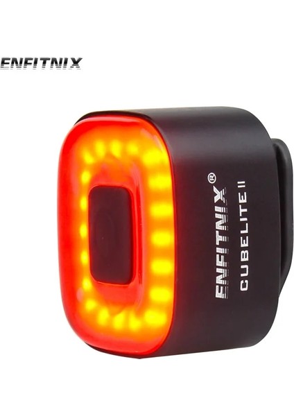 Siyah Stil XLITE100 Cubeliteıı Bisiklet Arka Lambası Akıllı Sensör Fren Lambaları USB Yol Bisikleti Mtb CUBELITE2II Arka Kuyruk Lambası (Yurt Dışından)