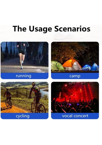 Mavi Stil LED Işıklı Gece Koşu Kol Bandı Bilezik USB Şarj Bilezik Işık Açık Spor Gece Yansıtıcı Emniyet Kemeri (Yurt Dışından) modelleri