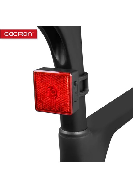 W08-40A Stili Gacıron 40 Lümen Su Geçirmez Akıllı Uyarı Kuyruk Işık Refleks LED Spot Lamba Bisiklet Aksesuarları Klip Şapkalar Yürüyüş Için Giysiler (Yurt Dışından) fırsatları