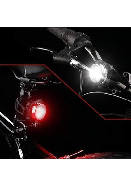Beyaz Stil 3 Mod Bisiklet Far Arka Lambası Şarj Edilebilir USB LED Bisiklet Işık El Feneri Montajlı Bisiklet Gece Güvenlik Aksesuarları (Yurt Dışından) fırsatları