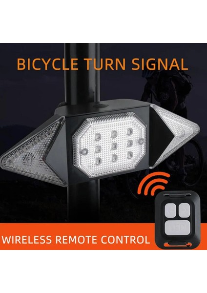 Kırmızı Stil Akıllı Bisiklet Işığı Kablosuz Uzaktan Kumanda Bisiklete Binme Sinyali Arka Lambası USB Bisiklet Şarj Edilebilir Arka Işık LED Uyarı Lambası (Yurt Dışından) indirimleri
