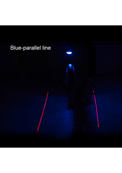 Mavi Paralel Çizgi Stili Bisiklet Bisiklet Işıkları Arka Lambaları Lazer Güvenlik Uyarısı Su Geçirmez Lamba 5 Led+2 Bisiklet Işık Reflektörü Bisiklet Aksesuarları Işık (Yurt Dışından)