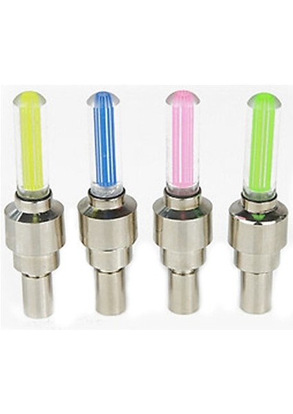 Mavi X4 Stili 4x Bisiklet Işıkları Dağ Yolu Bisikleti Bisiklet Işıkları Led'ler Lastik Lastik Valf Kapakları Tekerlek Konuşmacıları LED Işık 7 Renkli Otomatik Lamba Lambaları BL03 (Yurt Dışından) modelleri