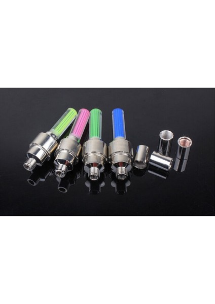 Mavi X4 Stili 4x Bisiklet Işıkları Dağ Yolu Bisikleti Bisiklet Işıkları Led'ler Lastik Lastik Valf Kapakları Tekerlek Konuşmacıları LED Işık 7 Renkli Otomatik Lamba Lambaları BL03 (Yurt Dışından) indirimleri