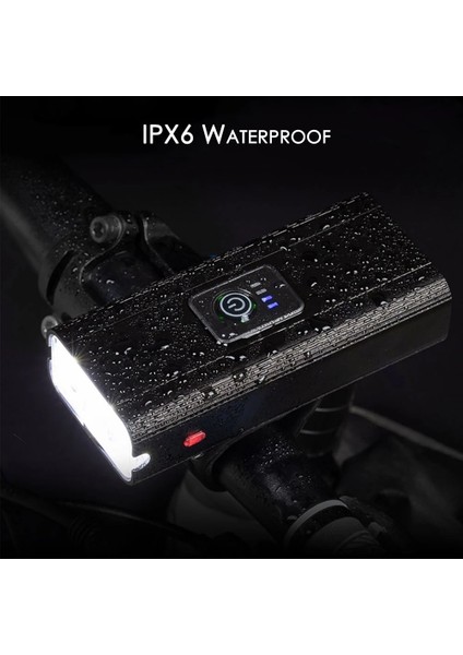 1200 Mah Tarzı T6 LED Bisiklet Işık 10W 800LM USB Şarj Edilebilir Güç Göstergesi 2 * T6 LED Bisiklet Ön Lambası Mtb Bisiklet El Feneri Bisiklet Ekipmanları (Yurt Dışından)