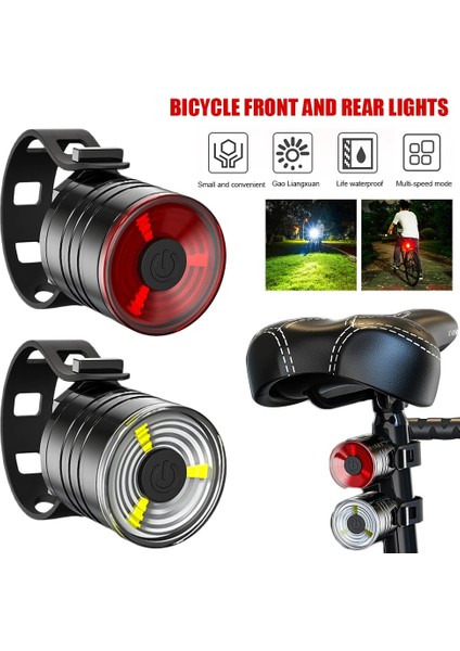 Kırmızı Stil Su Geçirmez Bisiklet Bisiklet Işıkları Arka Lambaları LED Lazer Güvenlik Uyarısı Bisiklet Arka Lambası Bisiklet Arka Işık Aksesuarları (Yurt Dışından) fiyatları