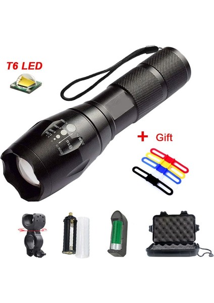 F Stilini Ayarla Lümen Bisiklet Işık LED V6 L2 T6 Su Geçirmez Yakınlaştırılabilir El Feneri Bisiklet Bisiklet Ön Işık Torch (Pil Isteğe Bağlı) (Yurt Dışından)