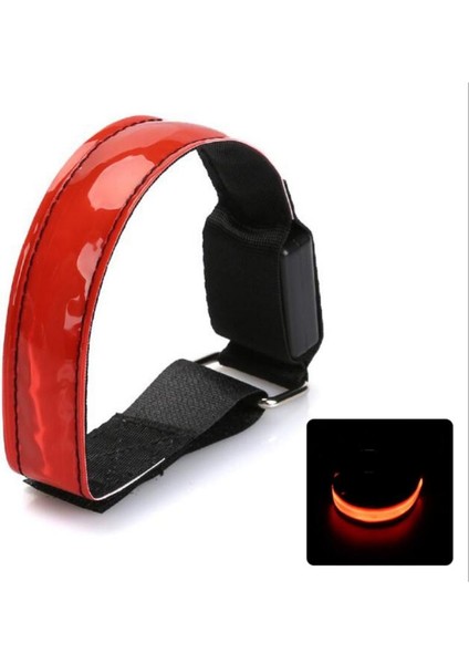 Açık Sarı Stil LED Işıklar Spor Gece Çalışan Işık Ayarlanabilir Giyilebilir Kol Bandı Bacak Kol Işık Bisiklet Işık Gece Koşucu Için Yansıtıcı Güvenlik (Yurt Dışından)