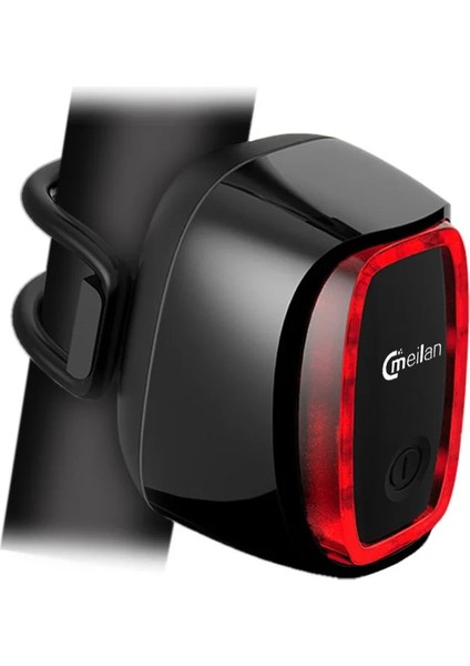 Fren Tarzı X6B Bisiklet Işığı Akıllı Fren Bisiklet Arka LED Arka Lambası USB Şarj Edilebilir Flaş Işığı Mtb Bisiklet Işıkları Fener Bisiklet Aksesuarları (Yurt Dışından)