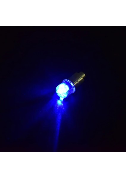 Mavi Stil Tekerlek Neon Valf Ateşböceği Konuştu LED Işık Lambası Dahil Pil Bisiklet Bisiklet Bisiklet Araba Lastiği (Yurt Dışından)