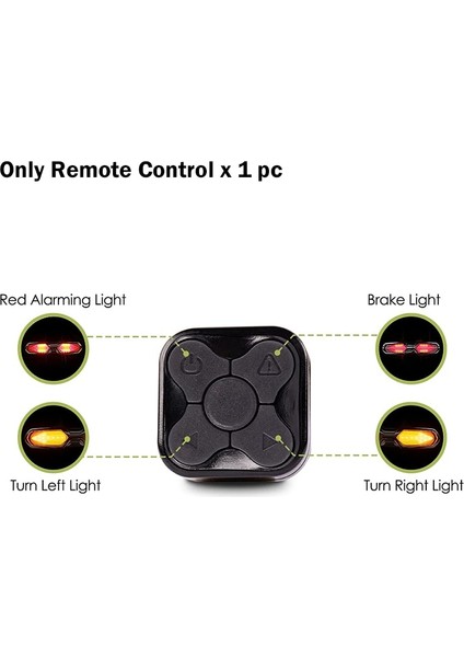 Yalnızca Denetleyici Stili Akıllı Bisiklet Işık Seti Arka Ön USB Şarj Edilebilir Bisiklet Lambası El Feneri Bisiklet Fener Mtb Aksesuarları LED Kuyruk Işık Kask (Yurt Dışından)