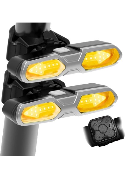 Yalnızca Denetleyici Stili Akıllı Bisiklet Işık Seti Arka Ön USB Şarj Edilebilir Bisiklet Lambası El Feneri Bisiklet Fener Mtb Aksesuarları LED Kuyruk Işık Kask (Yurt Dışından) modelleri