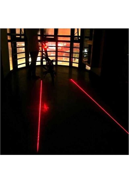 Kırmızı Stil Wasafire LED Bisiklet Arka Lambası 5 Led+2 Lazer Bisiklet Lambası Gece Güvenlik Uyarı Işıkları Dağ Bisikleti Arka Lambası Bisiklet Kuyruk Lambaları (Yurt Dışından)