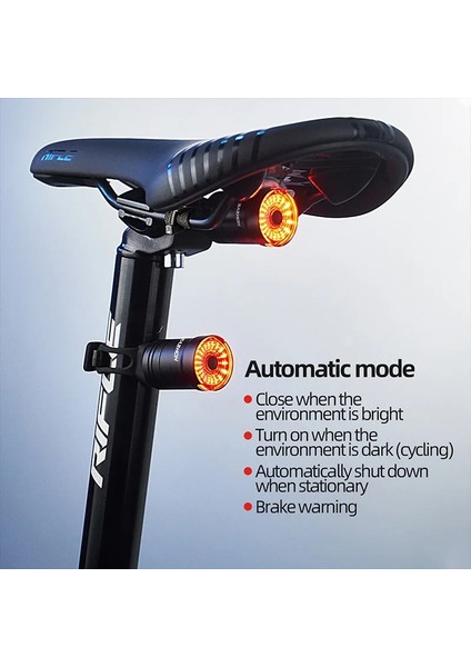 Seatpost Braketi Stili Honever Bisiklet Arka Işık Akıllı Fren Algılama Mtb Yol Bisikleti Su Geçirmez Bisiklet Kuyruk Güvenlik Arka Lambası (Yurt Dışından) modelleri