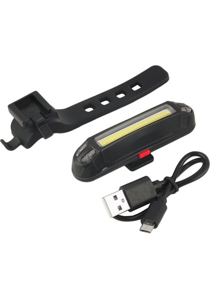 Ön Işık Siyah Stili Bisiklet Bisiklet Bisiklet Işık Ön Işık LED USB Şarj Edilebilir Dağ Bisikleti Bisiklete Binme 6 Mod El Feneri Arka Kuyruk Lambası Uyarı Işığı (Yurt Dışından)