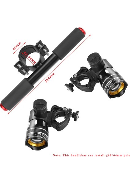 Ön Lamba Stilini Şarj Etme Elektrikli Scooter LED Far USB Şarj Edilebilir Işık Ayarlanabilir Çocuk Saplı M365PROPROSLITE Parçaları ile Uyumlu (Yurt Dışından) modelleri