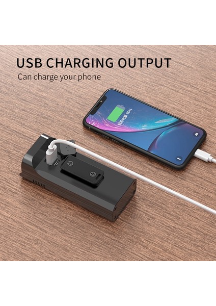 5cob-Xpe Stili Trlıfe Mah Bisiklet Işığı Yağmur Geçirmez USB Şarj LED Bisiklet Işıkları Ön Lamba Far El Feneri Bisiklet Işığı Güç Bankası Olarak (Yurt Dışından)