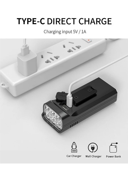 5cob-Xpe Stili Trlıfe Mah Bisiklet Işığı Yağmur Geçirmez USB Şarj LED Bisiklet Işıkları Ön Lamba Far El Feneri Bisiklet Işığı Güç Bankası Olarak (Yurt Dışından)