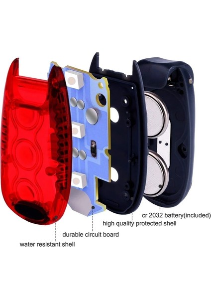 Kırmızı Stil LED Güvenlik Fren Lambaları Akıllı Kuyruk Lambası Doğa Sporları LED Gece Lambası Koşu Bisiklete Binme Köpek Yaka Bisiklet Kuyruk Uyarı Işığı (Yurt Dışından) indirimleri