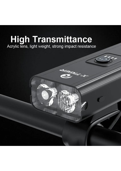 QD-3001 Stili X-Tıger Bisiklet Işığı USB Şarj Edilebilir LED Bisiklet Lambası Bisiklet Farı Su Geçirmez Mtb Yol Bisikleti Ön El Feneri (Yurt Dışından) modelleri