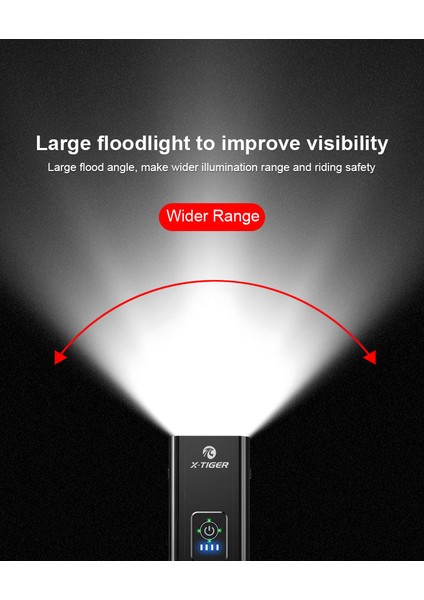 QD-3001 Stili X-Tıger Bisiklet Işığı USB Şarj Edilebilir LED Bisiklet Lambası Bisiklet Farı Su Geçirmez Mtb Yol Bisikleti Ön El Feneri (Yurt Dışından) fırsatları