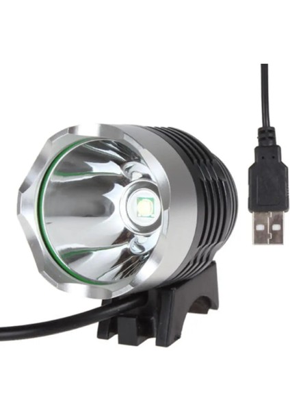 1200LM Lümen 3 Mod Xm-L T6 LED Bisiklet Işık Far Q5 USB Dağ Yol Bisikleti Ön Lamba Bisiklet Ekipmanları (Yurt Dışından)