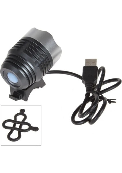 1200LM Lümen 3 Mod Xm-L T6 LED Bisiklet Işık Far Q5 USB Dağ Yol Bisikleti Ön Lamba Bisiklet Ekipmanları (Yurt Dışından)