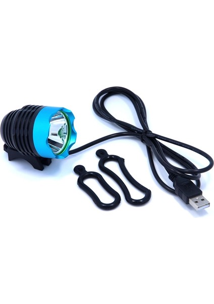 Altın Tarzı USB Bağlantı Noktası T6 LED Bisiklet Far Su Geçirmez Bisiklet Işık Lambası Bisiklet Bisiklet Bisiklet Ön Işık 5 Opsiyonel Renk (Yurt Dışından)